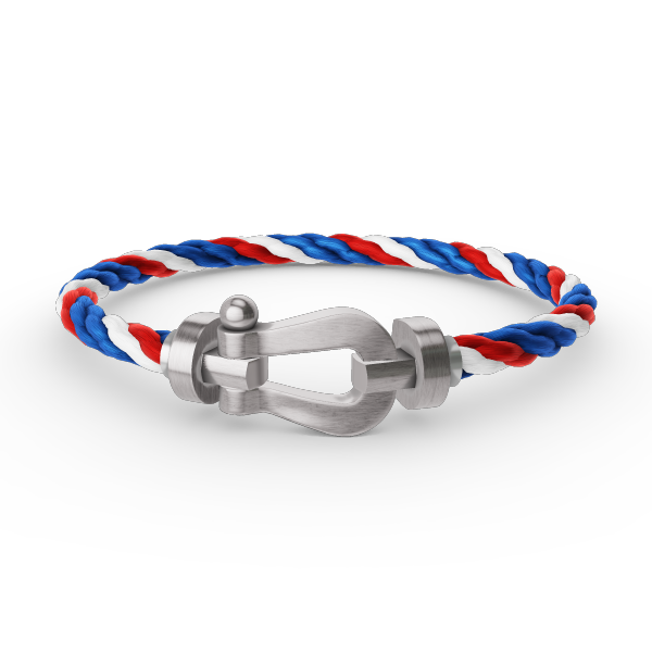 FRED FORCE LARGE HORSESHOE NO DIAMOND BRACELET SILVER